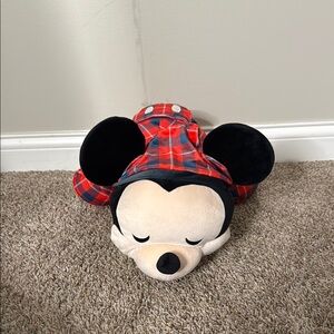 Disney Mickey Mouse Plaid Stuffed Animal